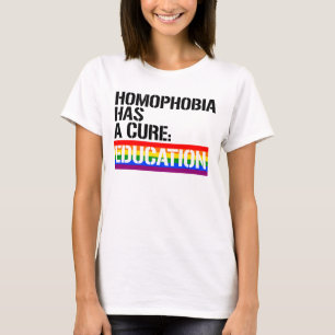 HOMOPHOBIA HAT EINE KURSE T-Shirt