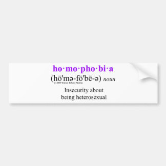 Homophobie Autoaufkleber