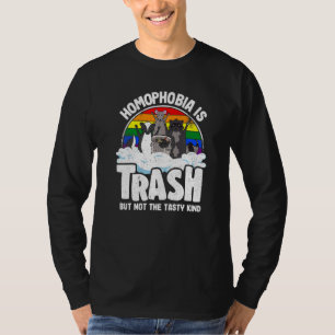 Homophobie ist Mülleimer Gay Pride Raccoon Opossum T-Shirt