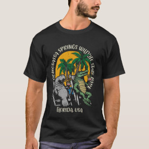 Homosassa Springs Wildlife Staat Park Florida Desi T-Shirt