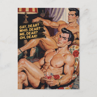 Homosexuell, Liebling? Wer, Liebling? Ich, Lieblin Postkarte