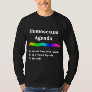 Homosexuelle Agenda T-Shirt