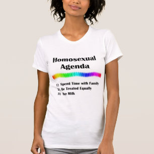 Homosexuelle Agenda T-Shirt