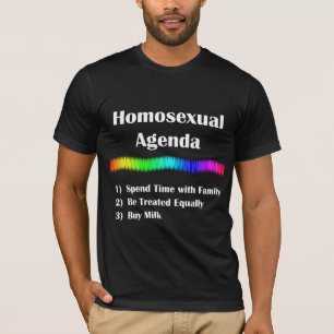 Homosexuelle Agenda T-Shirt