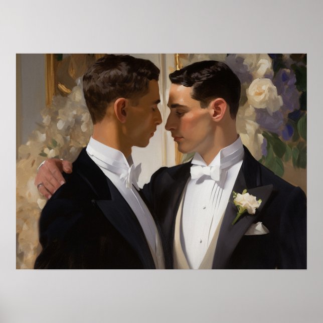 Homosexuelle am Hochzeitstag Poster (Vorne)