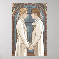 Homosexuelle auf dem Altar-Poster