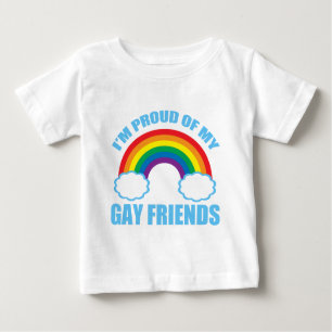 Homosexuelle Freunde Baby T-shirt