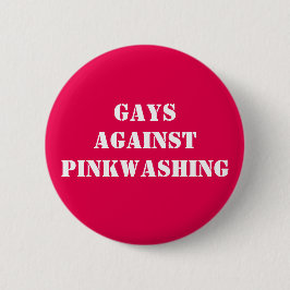 Homosexuelle gegen das Pinkwashing Button