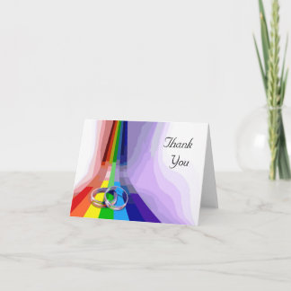 Homosexuelle Hochzeit danken Ihnen Gruß-Karte Dankeskarte