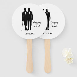 Homosexuelle Hochzeitsräume mit Namen und Datum Fächer