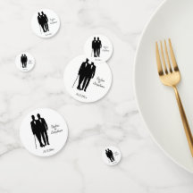 Homosexuelle Hochzeitsräume mit Namen und Datum