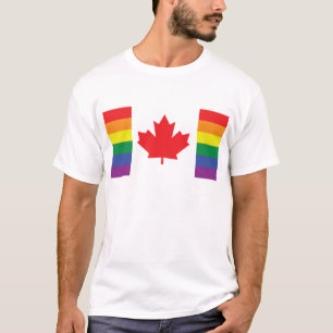 Homosexuelle Kanada-Flagge T-Shirt