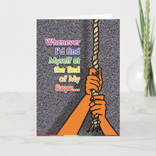 Homosexuelle Karten - Ende des Seils