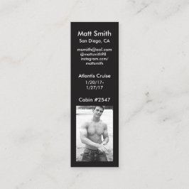 Homosexuelle Kreuzfahrt-Karte Mini Visitenkarte