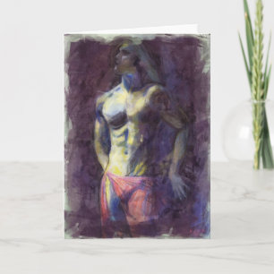 Homosexuelle Kunst Feiertagskarte