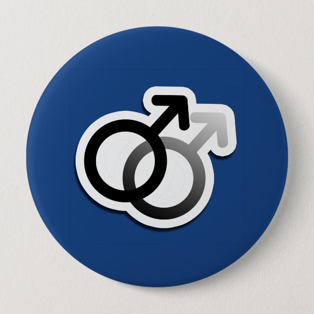 HOMOSEXUELLE LIEBE-SYMBOLE - .PNG BUTTON (Vorderseite)