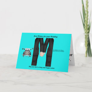 Homosexuelle Mann-Hochzeits-Karte Karte
