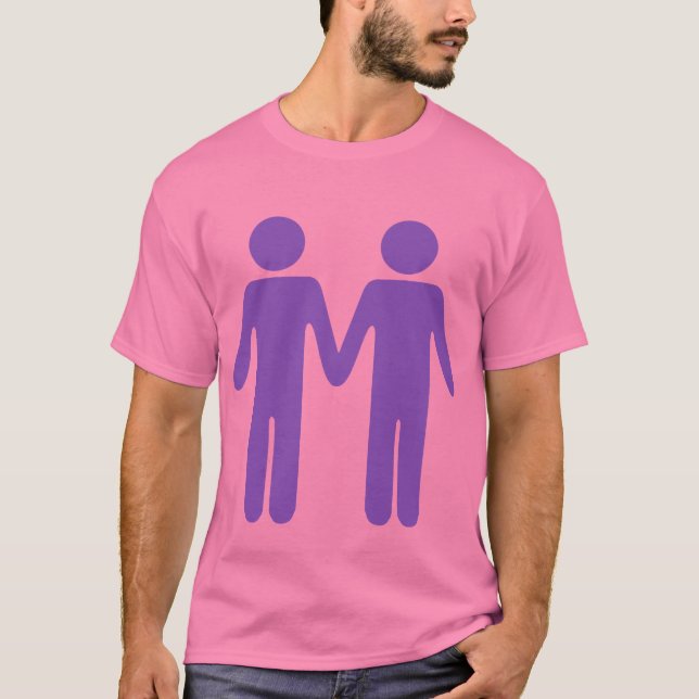 Homosexuelle Paare T-Shirt (Vorderseite)