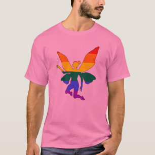 Homosexuelle Regenbogen-Fee T-Shirt