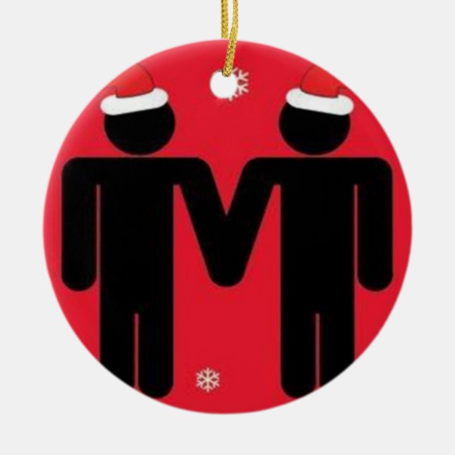 Homosexuelle Sankt Keramikornament (Vorne)