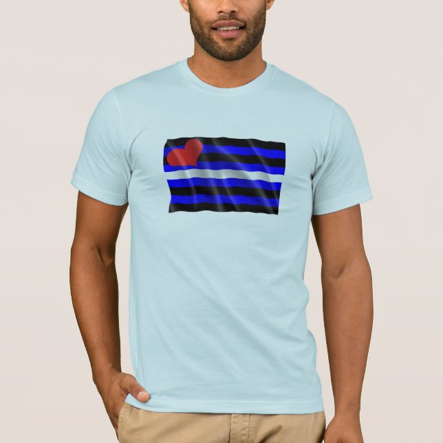 HOMOSEXUELLE SPASS-LEDERNER STOLZ-FLAGGE T-Shirt (Vorderseite)