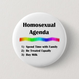 Homosexuelle Tagesordnung Button