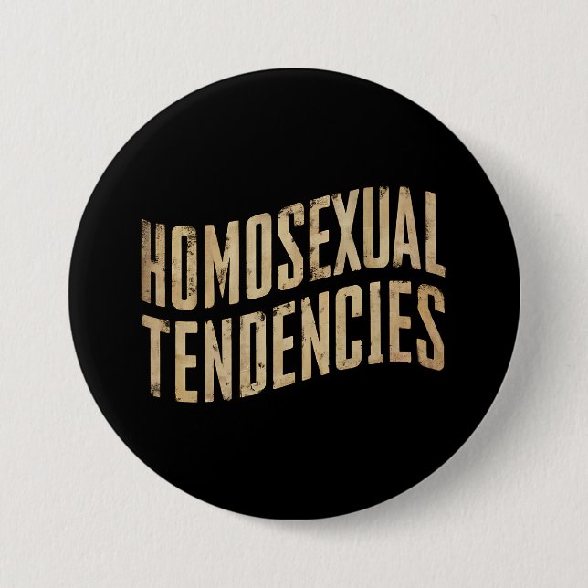 Homosexuelle Tendenzen Gay Lesbian Pride LGBTQ Button (Vorderseite)