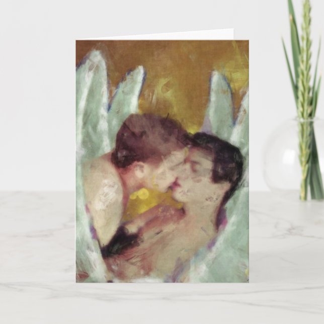 homosexuelle Weihnachtskarten Feiertagskarte (Vorderseite)