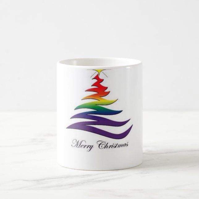 Homosexuelle WeihnachtsTasse Kaffeetasse (Mittel)