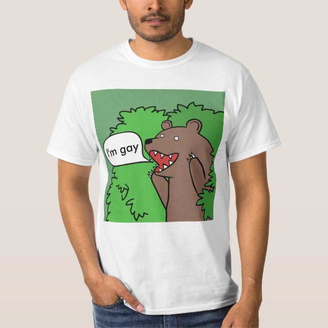 homosexueller Bär T-Shirt (Vorderseite)