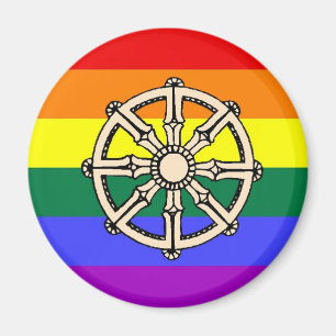 Homosexueller buddhistischer Stolz Magnet
