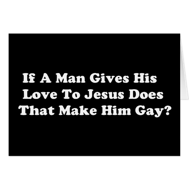 Homosexueller Jesus (Vorderseite (Horizontal))