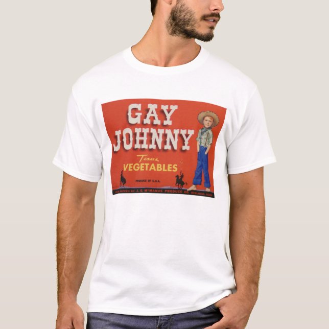 Homosexueller Johnny Vegs T-Shirt (Vorderseite)