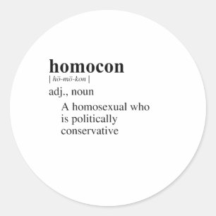 HOMOSEXUELLER KONGRESS RUNDER AUFKLEBER