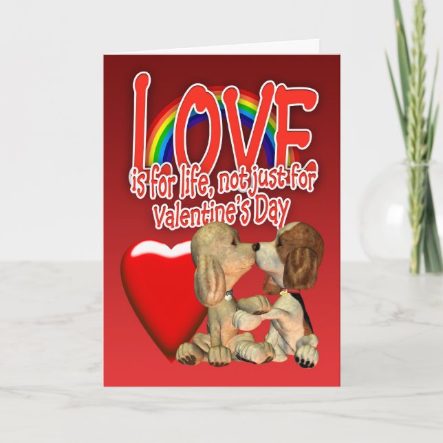 Homosexueller lesbischer Antrag-zivile Feiertagskarte (Vorderseite)