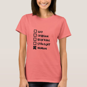 Homosexueller lesbischer Bisexual-gerades T-Shirt