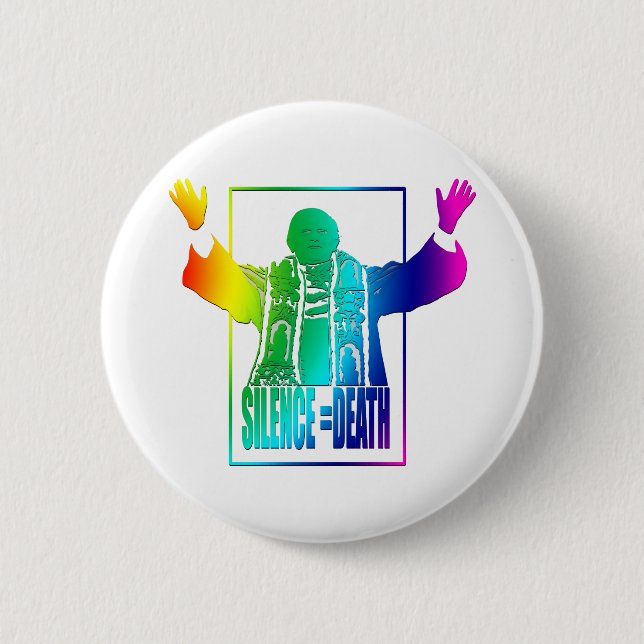 Homosexueller Papst Button (Vorderseite)