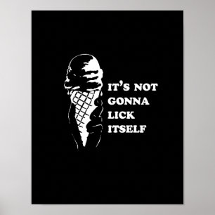 Homosexueller Spaß lecken sich Rück Poster