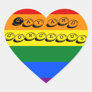 Homosexueller und herrlicher Aufkleber