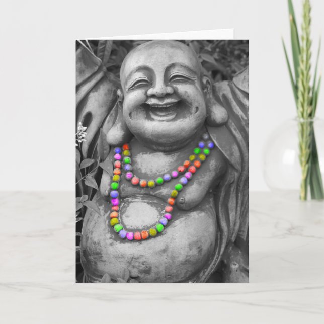 Homosexuelles Buddah Karte (Vorderseite)