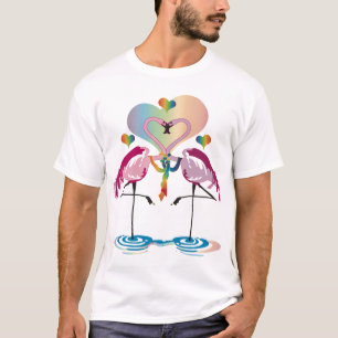 Homosexuelles Flamingo-Kleid T-Shirt