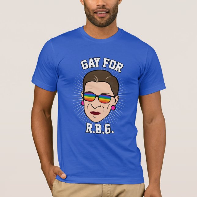 Homosexuelles für RBG - Ruth- Bader Ginsburgstolz T-Shirt (Vorderseite)