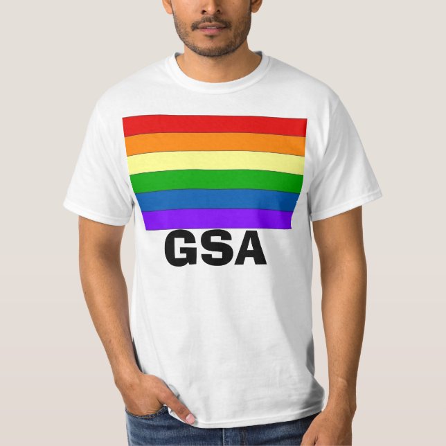 Homosexuelles gerades Alliance T-Shirt (Vorderseite)