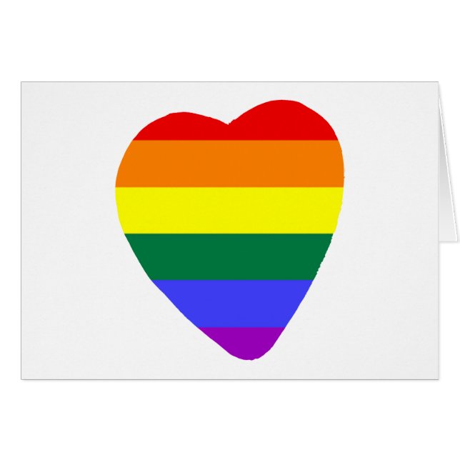 Homosexuelles Herz (Vorderseite (Horizontal))
