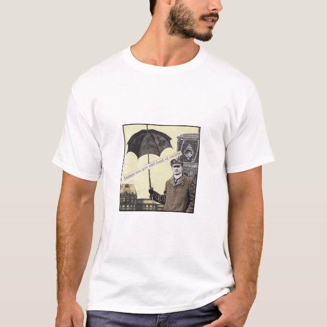 Homosexuelles James-T-Shirt T-Shirt (Vorderseite)