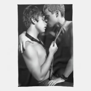 homosexuelles Liebhabertuch Küchentuch