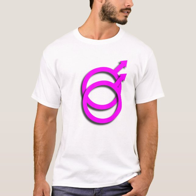 Homosexuelles Logo T-Shirt (Vorderseite)