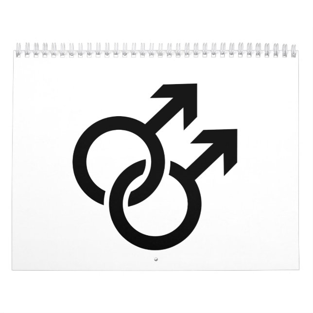 Homosexuelles männliches Logo Kalender (Titelbild)