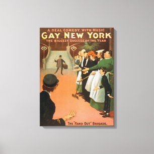 Homosexuelles neues YorkRich Herr-Theater-Plakat Leinwanddruck