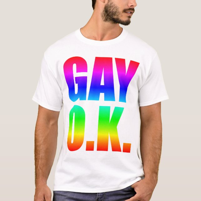HOMOSEXUELLES O.K. T-Shirt (Vorderseite)